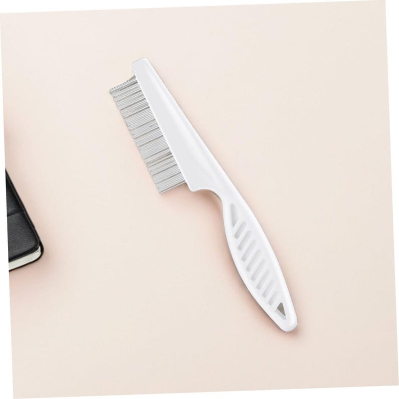 Luxshiny 2pcs Metal Dog Comb Flea and Dandruff Removal Pet Grooming Comb with Fine Teeth for Sensitive Skin for Dogs and Cats Gentle Dematting and Hair Removal Tool - Image 4