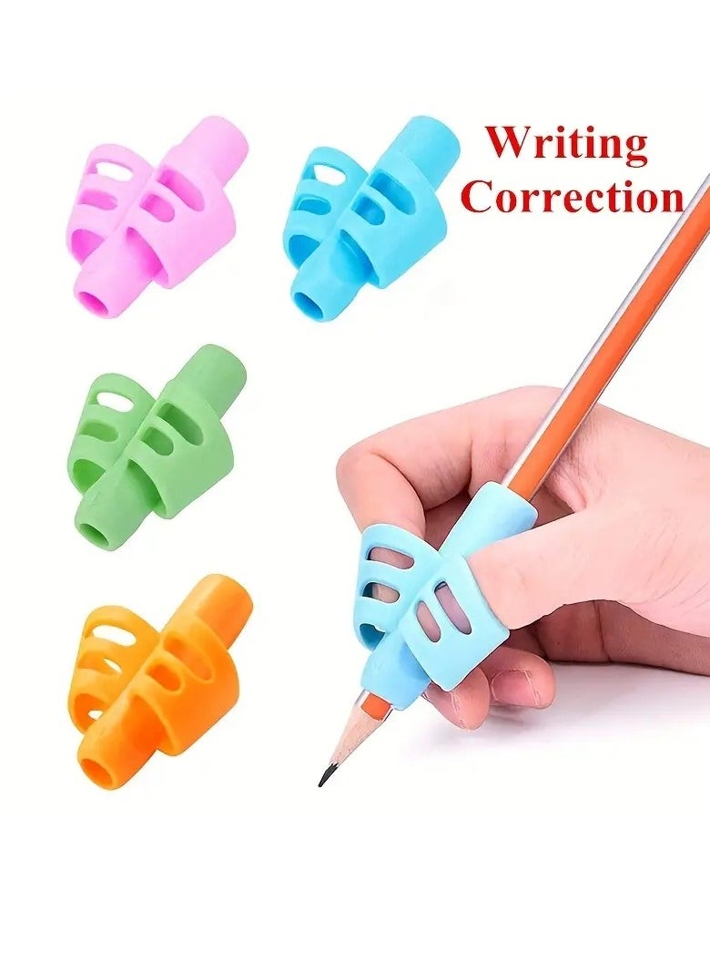 Gonice - Two Finger Grip Silicone Baby Learn Writing Tool Writing Pen Writing Correction Device Children Study Supplies Gift For Children - Image 1