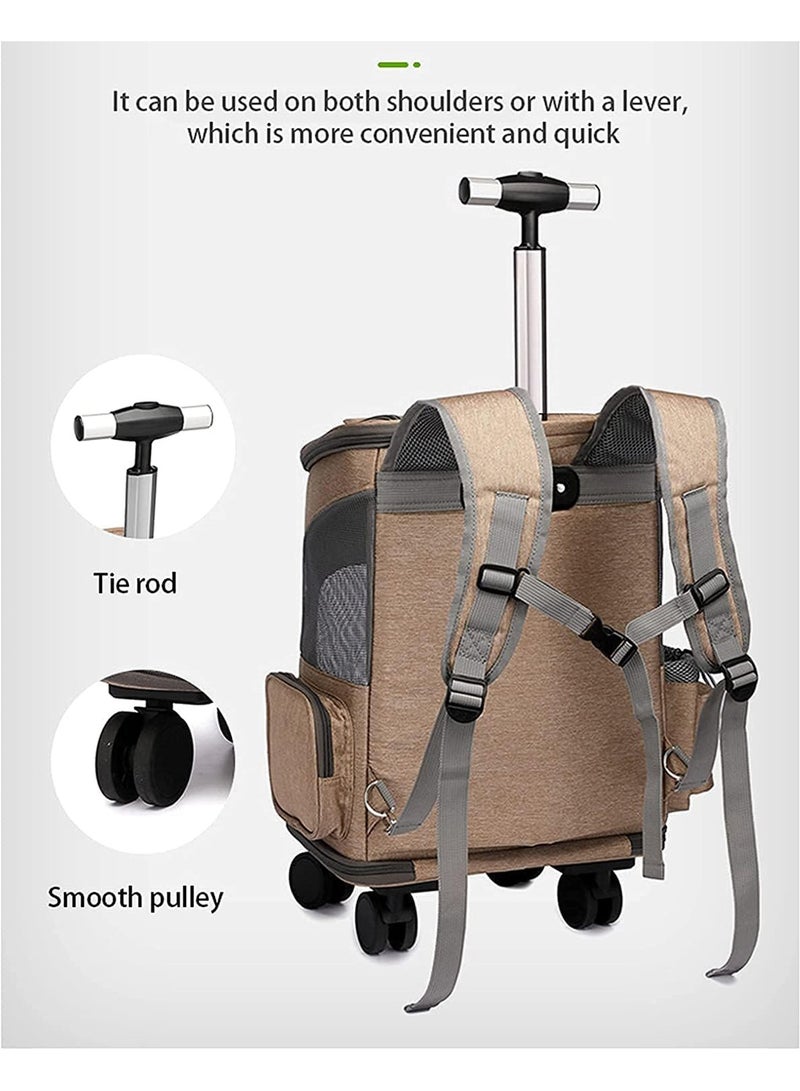 حقيبة ظهر لحمل الحيوانات الأليفة قابلة للتمدد والطي والتهوية - Image 5