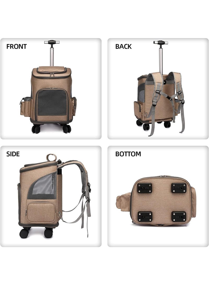 حقيبة ظهر لحمل الحيوانات الأليفة قابلة للتمدد والطي والتهوية - Image 4