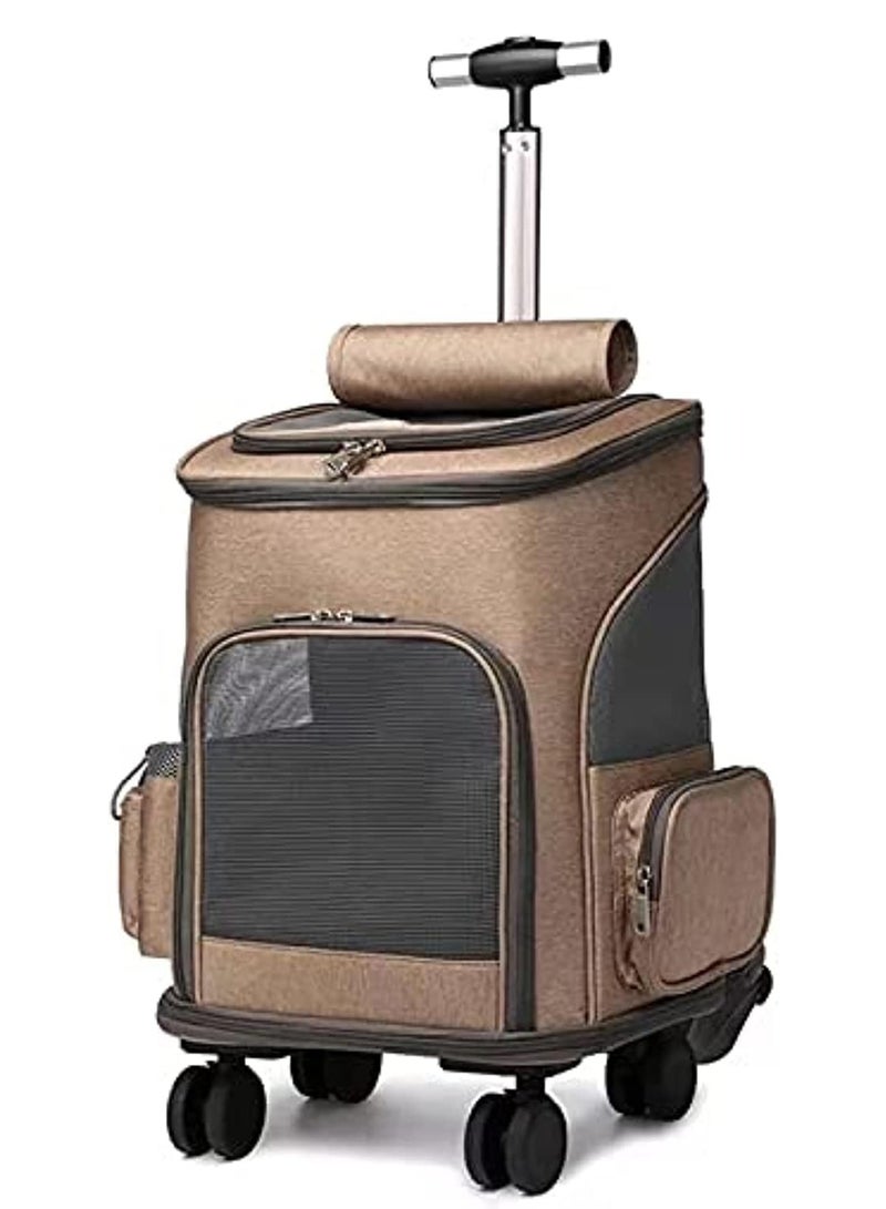 حقيبة ظهر لحمل الحيوانات الأليفة قابلة للتمدد والطي والتهوية - Image 1