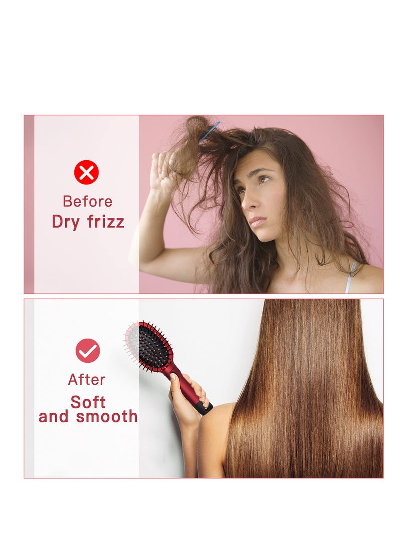 Excefore Diversion Safe Hair Brush, Stash Containers To Store Money, Cash, Jewelry, Mini Keys, Beach Safe Container Real Hair Brush Comb for Valuables, Perfect for Travel or At Home, Red - Image 5