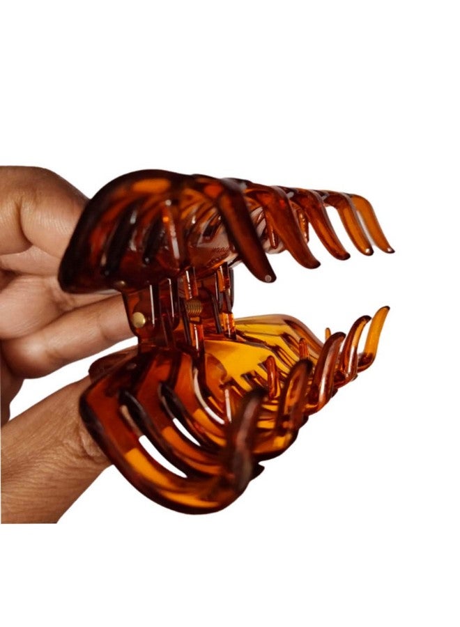 Nat Black & Brown Hair Clutchers/Clips/Claws for Women & Girls, 3 Pcs - Image 5