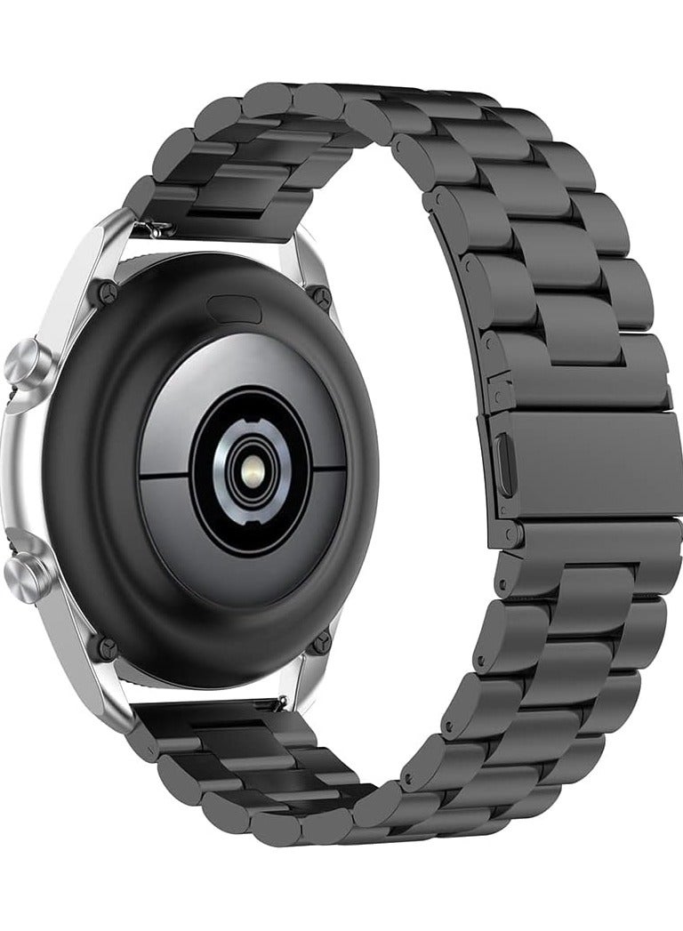 Metal Watch Band Compatible with Huawei Watch 4 Pro/GT Runner/GT4 46mm/GT3 46mm/GT2 46mm Wrist Strap Compatible with Huawei Watch 3/Watch 3 Pro Bands for Huawei Watch GT2 Pro/GT3 Pro Bracelet - Image 2