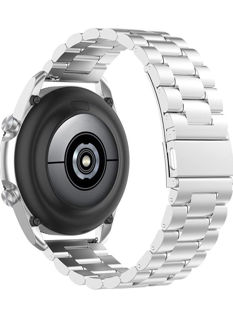 Metal Watch Band Compatible with Huawei Watch 4 Pro/GT Runner/GT4 46mm/GT3 46mm/GT2 46mm Wrist Strap Compatible with Huawei Watch 3/Watch 3 Pro Bands for Huawei Watch GT2 Pro/GT3 Pro Bracelet - Image 3