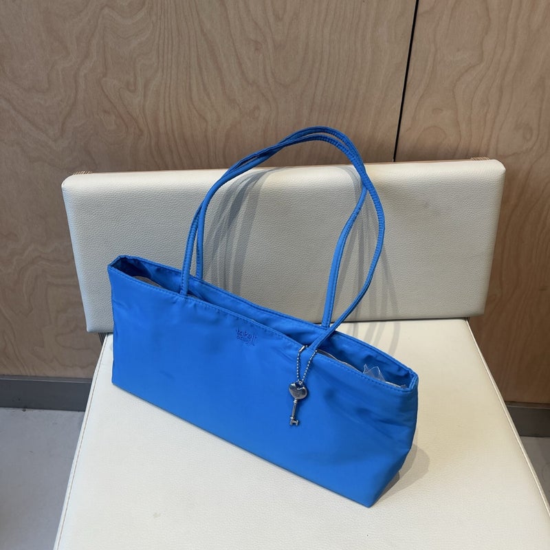 Korean Blogger Style Oxford Cloth Shoulder Tote Bag - Image 5
