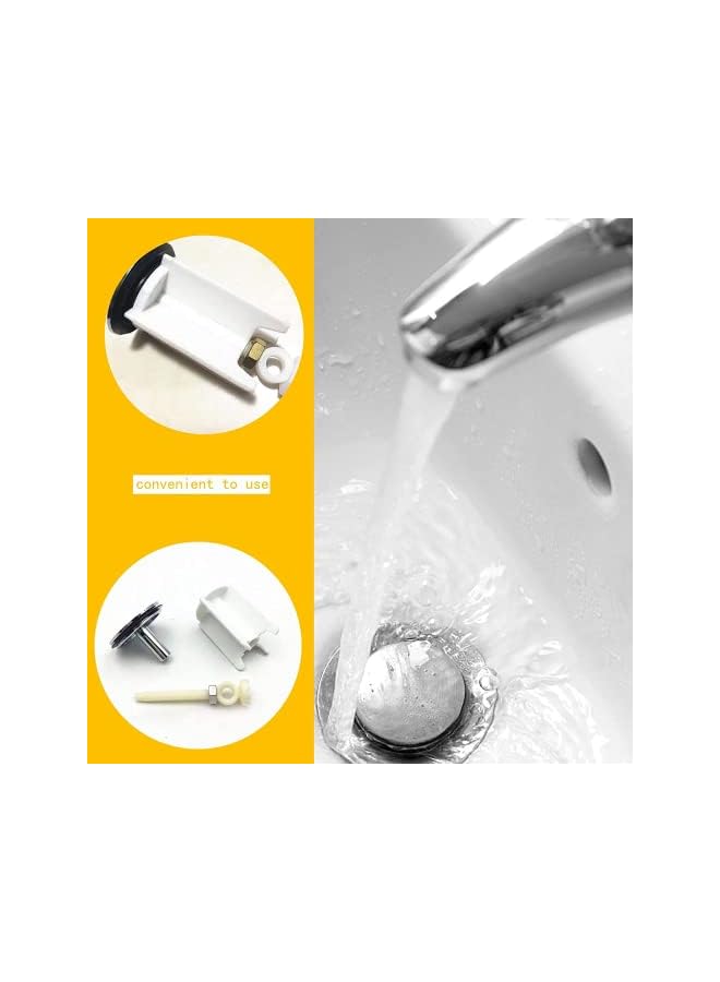 The Bros Pop Up Sink Plug, Universal Drain Filter, 40 mm Height Adjustable Pop-up Plug, Replacement Drain Plug for Bathroom Basin Sink Kitchen Sinks Bidets - Image 5