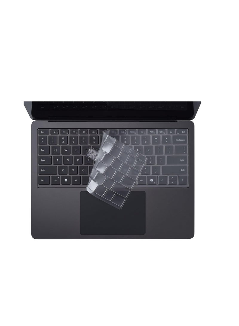 1Pack Keyboard Cover Protector Skin for Microsoft 2024 Surface Laptop (7th Edition Copilot+ PC) 13.8"/15", US English Layout, Ultra Thin Protective High Transparency TPU Keyboard Film - Image 3
