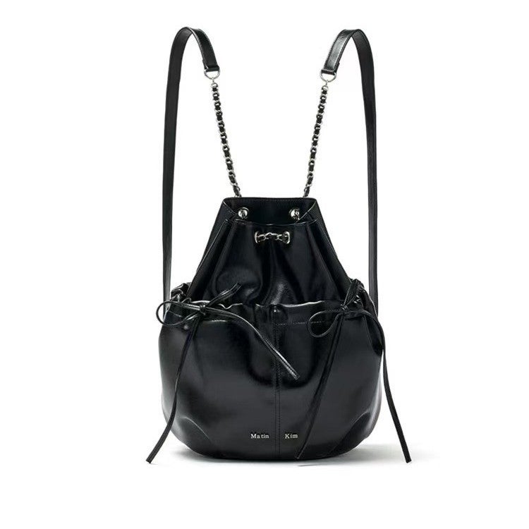 Women's Fashion Chain Bow Backpack - Image 5