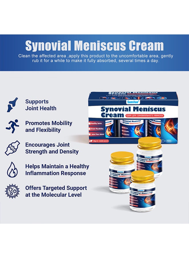 سوميفون التهاب المفاصل القشدة الزلالية التهاب المفاصل القشدة السريعة امتصاص اليد والقدم التهاب المفاصل الجيلي البارد، الركبة المشتركة الألم الإغاثة -16g*3. - Image 5