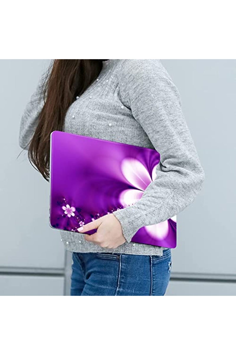icolor Purple Flowers 11.6 13 13.3 14 15 15.6 inches Netbook Laptop Skin Sticker Reusable Protector Cover Case for Laptop Notebook FY-NEK-13 - Image 5