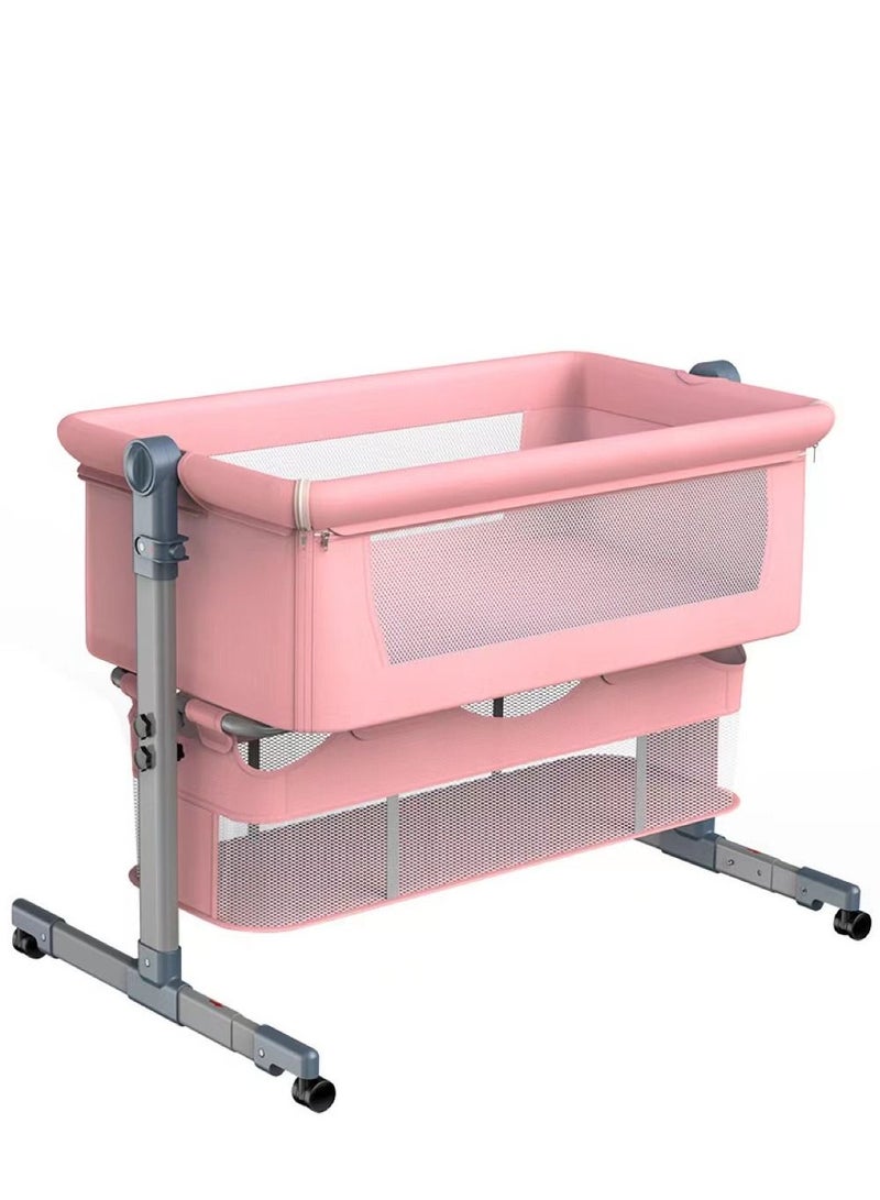 Cool Baby Portable Removable Folding Adjustable Height Spliced-Size Crib - Image 1