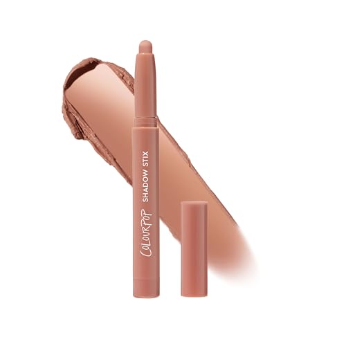 ColourPop Shadow Stix - Cream Eyeshadow Stick with Long-Lasting Color - Multi-Use Cream Makeup with a Built-In Sharpener & Precise Tip for Easy Application - Bare With Me (0.05 oz) - Image 1