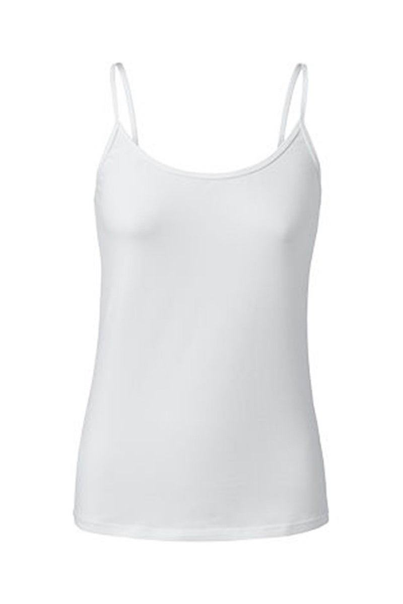 Tchibo Women 2 Piece Scoop Neck Sleeveless Top, White - Image 3
