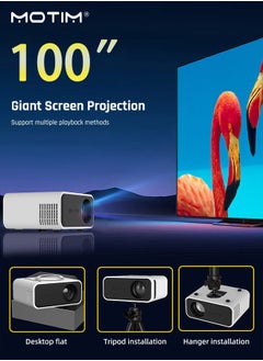 Mini Portable Video Projector with 5G WiFi, HD 1080P Supported, Portable Movie Projector Compatible with TV Stick/HDMI/USB/PS5/iOS/Android - pzsku/Z02351FCD297CEE0F1791Z/45/_/1714381397/5d85e0b7-13bb-4d96-b8c6-393be714b3dd