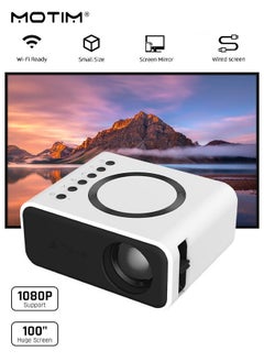 Mini Portable Video Projector with 5G WiFi, HD 1080P Supported, Portable Movie Projector Compatible with TV Stick/HDMI/USB/PS5/iOS/Android - pzsku/Z02351FCD297CEE0F1791Z/45/_/1724898029/698a24ad-ac53-4cbb-9269-dde50dcab7d0