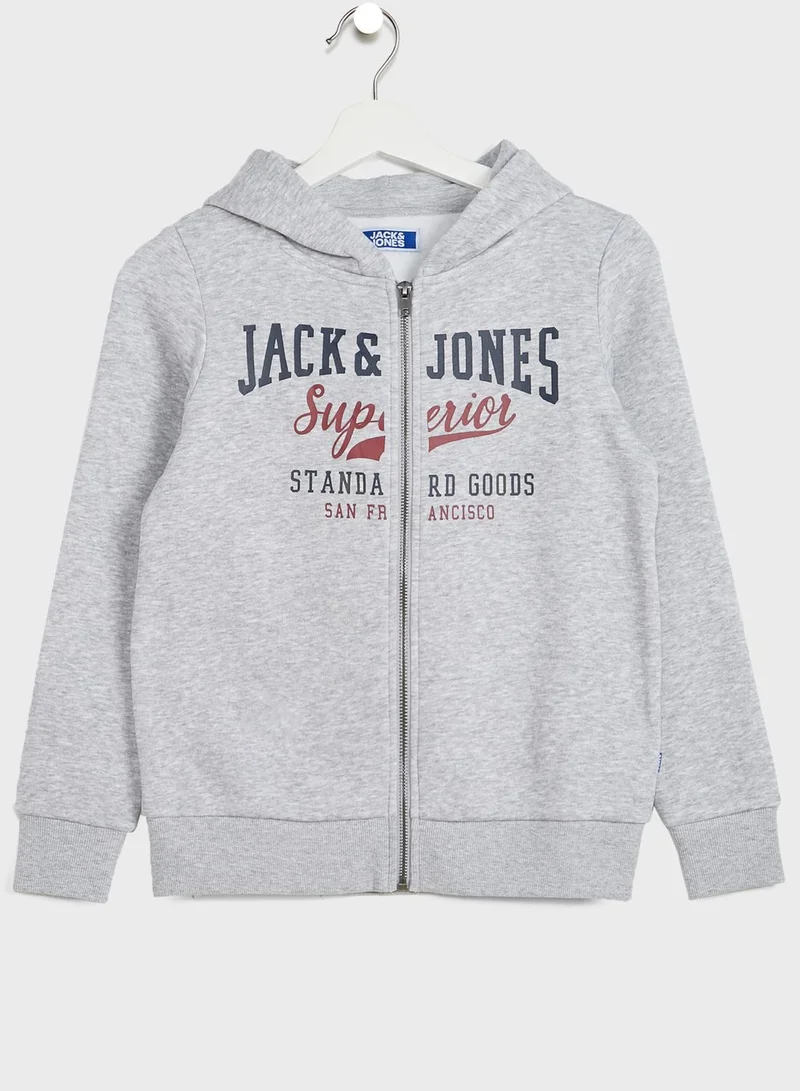 Jack & Jones Junior Youth Slogan Hoodie