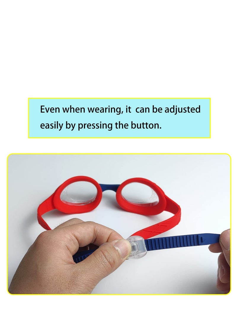KASTWAVE Kids Swimming Goggles, Anti-fog swimming goggles for teenagers 3-14, with Anti-Fog, Waterproof, Protection Lenses, UV protection, glasses box  - Image 4
