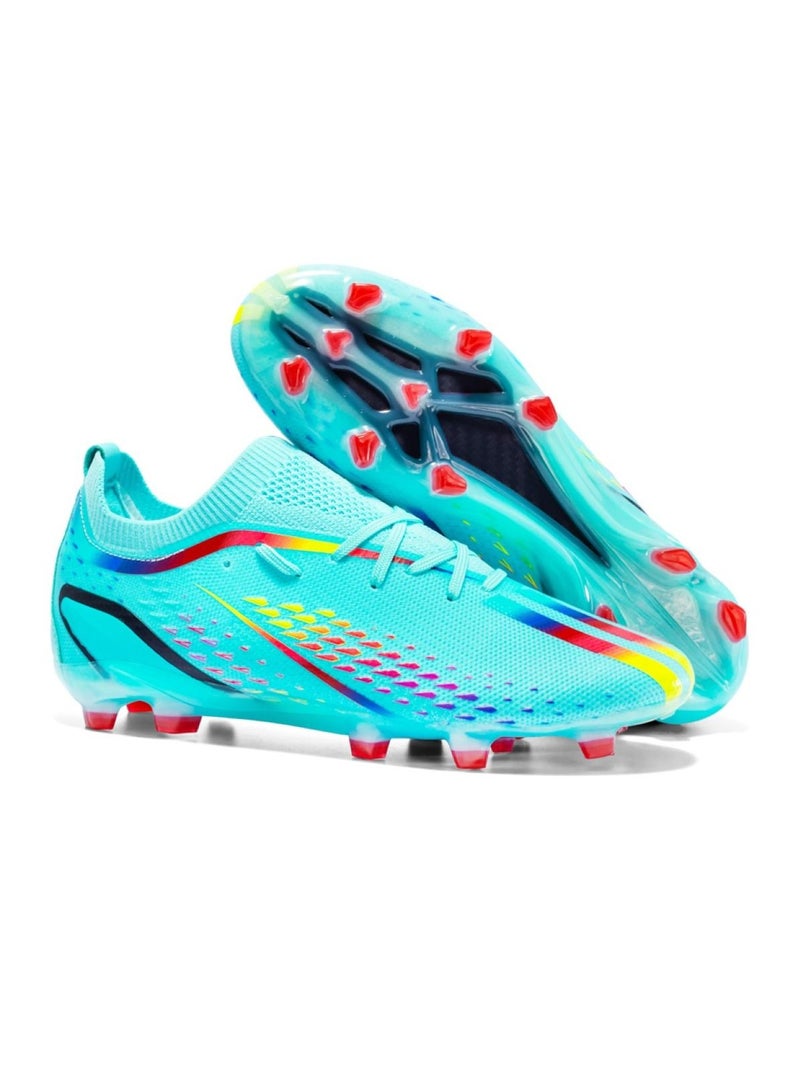 Loquat Low-Top Competition Sports Football Shoes Teal Blue  - Image 2