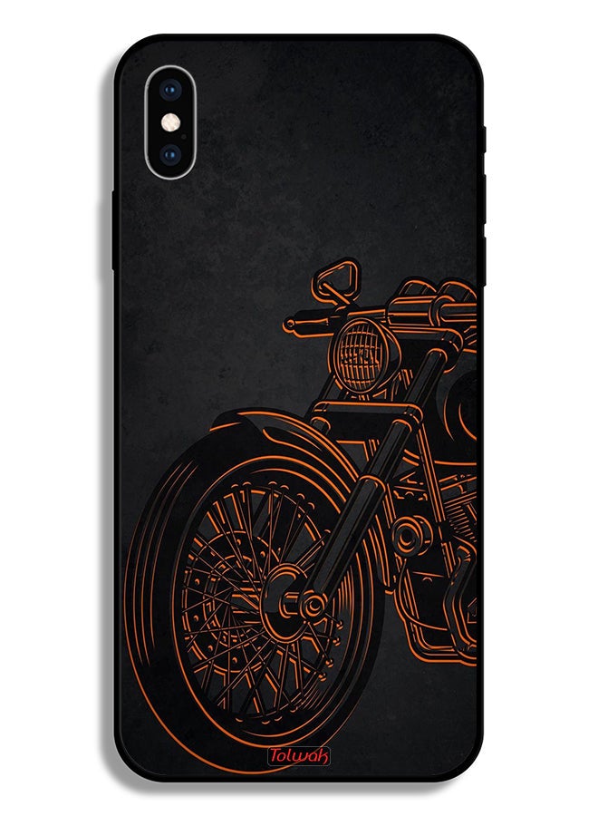Tolwak Apple iPhone XS Max Protective Case Vintage Bike - Image 2