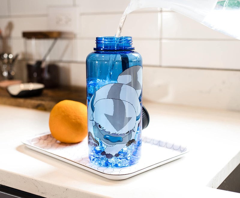 Silver Buffalo Avatar: The Last Airbender Appa Paw Up 33-Ounce Sports Water Bottle | BPA-Free Plastic Water Jug With Spout Lid | Hydration For Outdoor Activities  Gym | Official Nickelodeon Drinkware  Anime Gifts - Image 4