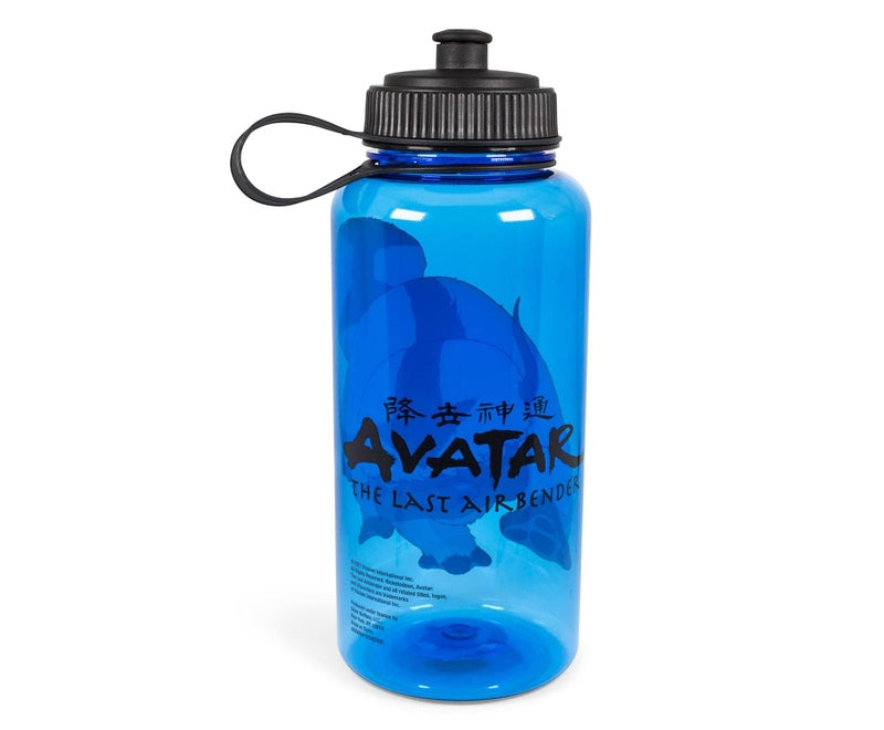 Silver Buffalo Avatar: The Last Airbender Appa Paw Up 33-Ounce Sports Water Bottle | BPA-Free Plastic Water Jug With Spout Lid | Hydration For Outdoor Activities  Gym | Official Nickelodeon Drinkware  Anime Gifts - Image 2