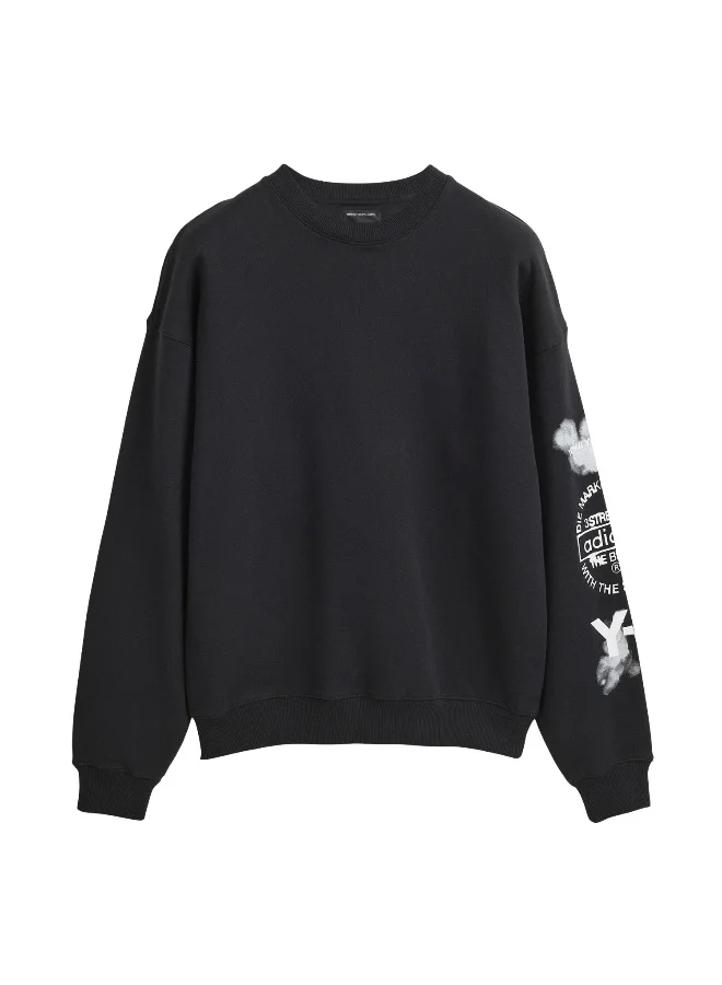Adidas Adidas GFX CREW Black FASHION Sweatshirts;Sweatsuits FOR MEN & WOMEN 2XL