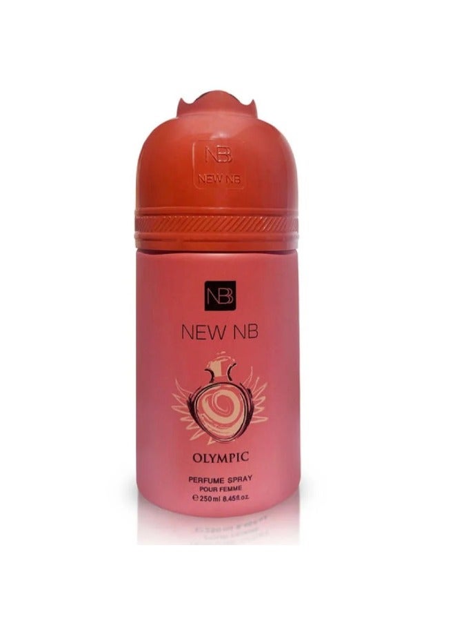 NEW NB Unbranded Olympic Deodorant Perfume pour Femme - Refreshing Scent for Women 250ml - Image 1
