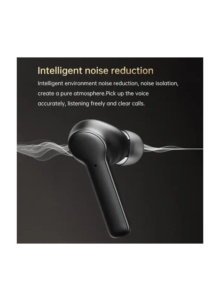 FARROBIZZ Earbuds Pro With LED Touch Control Screen True Wireless EarPods Active Noise Cancellation ANC Headphones Strong Battery Health Water Resistance Superior Sound Quality 6Mic Technology(BLACK)  - Image 5
