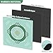 czzwak American Mahjong Game Mat AntiSlip Neoprene Noise Reduction WrinkleResistant Odorless PAHFree Includes Rules Ultimate Mahjong Gift Green - Image 4