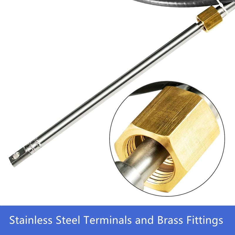 Yeaborn Boat Steering Cable 16 Feet Steering Cable 16' SSC6216 Outboard Rotary Steering Cable System for Most Single Station Boats - Image 3
