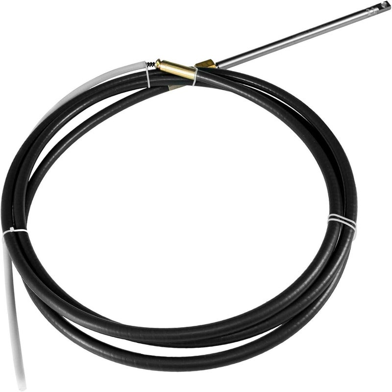 Yeaborn Boat Steering Cable 16 Feet Steering Cable 16' SSC6216 Outboard Rotary Steering Cable System for Most Single Station Boats - Image 2