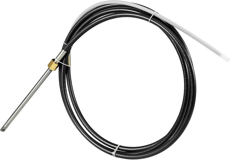 Yeaborn Boat Steering Cable 16 Feet Steering Cable 16' SSC6216 Outboard Rotary Steering Cable System for Most Single Station Boats - Image 1