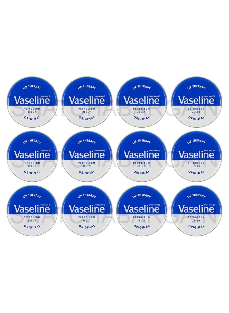 Vaseline Lip Therapy Original Blue (Pack of 12)
