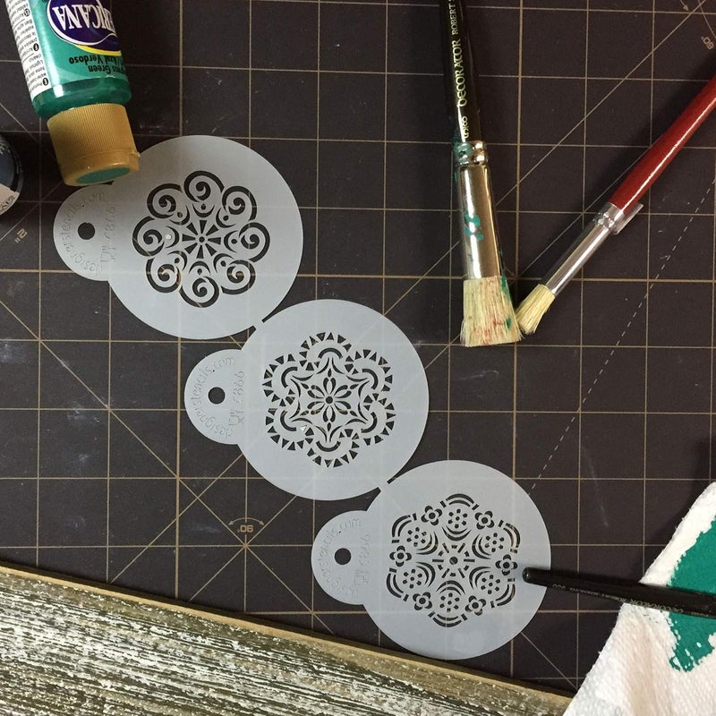 Designer Stencils Mini Crochet Cookie Stencil Set by Designer Stencils - Image 4