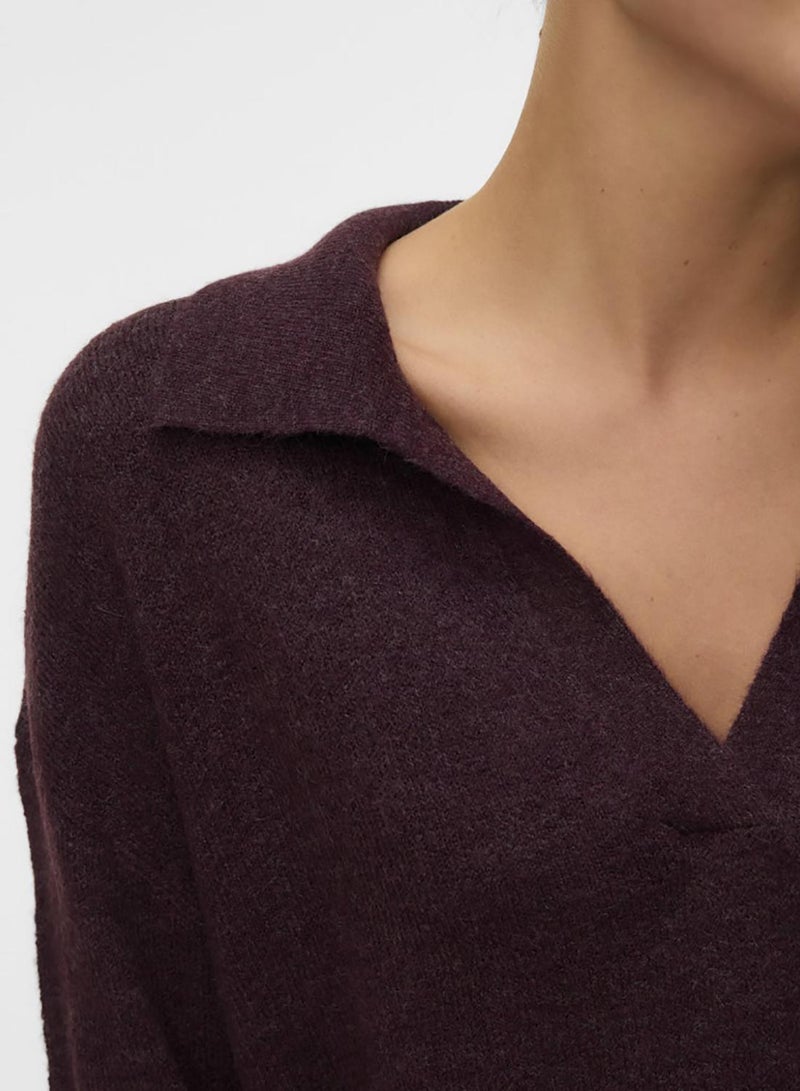 VERO MODA Vmlefile Ls Poloneck Pullover - Image 4