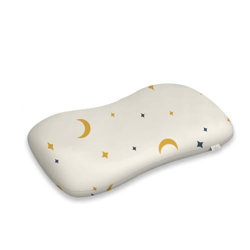 ADMIRAE Premium Memory Foam Baby & Toddler Pillow | Head,Neck,Back Support Cushion | Washable Removable Cover | Ideal for Sleeping,Reading & Resting | Age 2to9 Year | 20.5x11.5x2.5 Moon & Star Print - Image 2