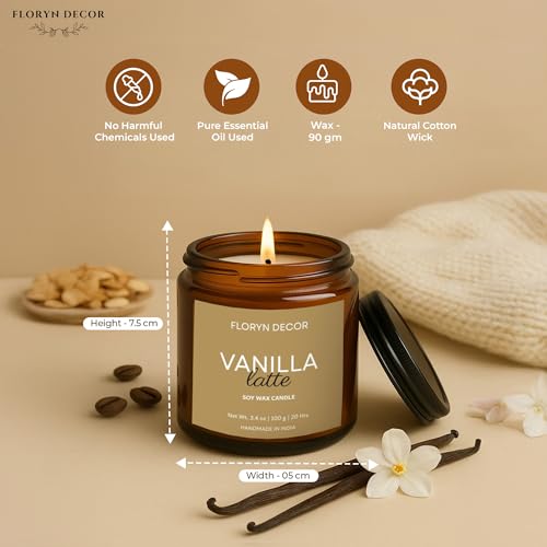 Floryn Decor Scented Soy Wax Candles Gift Set with Gift Box | 4 Premium Aromatherapy Candles with Natural Essential Oils | Long-Lasting 45-50 Hours Burn | Perfect for Gifting - Image 2