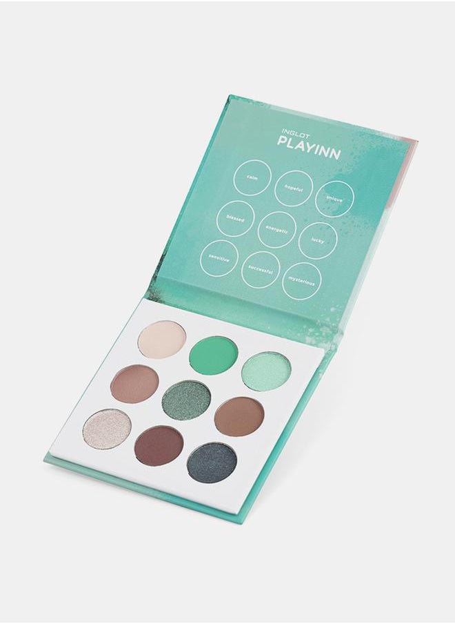 Inglot PlayinnÂ Cloud No. Nine GreenÂ Eyeshadow Palette  - Image 1