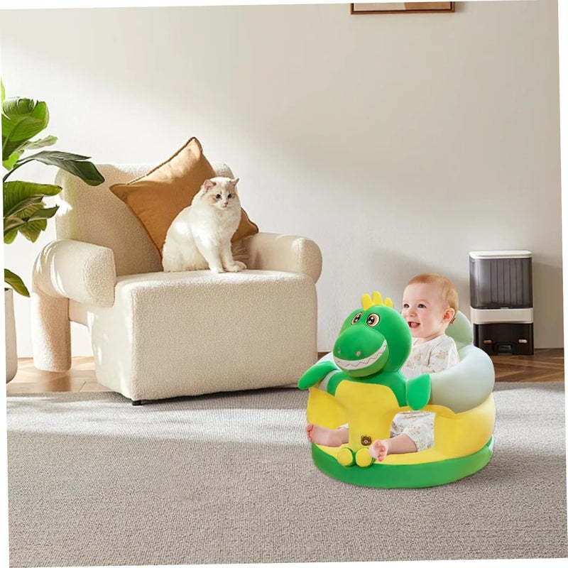 Baby Sit Up Chair Plush Dinosaur Infant Support Sofa For Bedroom Living Room Nursery - Image 5