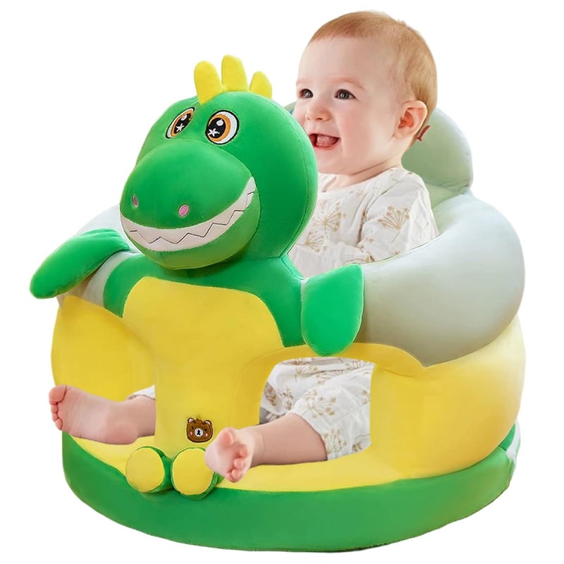 Baby Sit Up Chair Plush Dinosaur Infant Support Sofa For Bedroom Living Room Nursery - Image 4