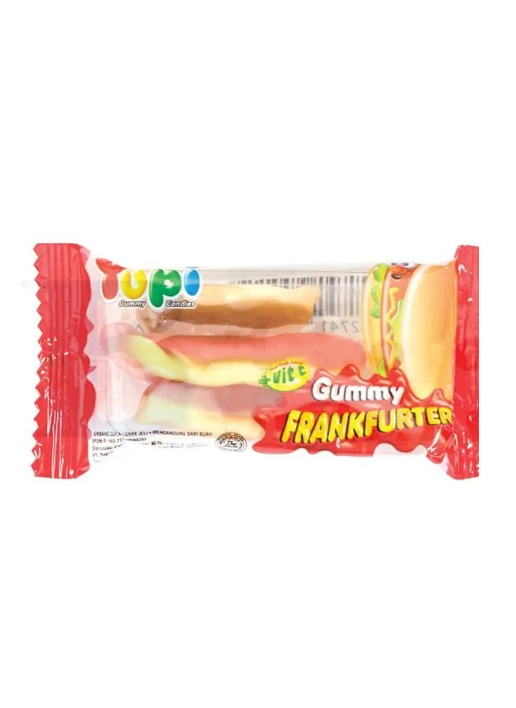 Yupi Yupi Jelly Gummy Frankfurter - Hot Dog Jello Candy Big Box - 34 Pieces  - Image 2