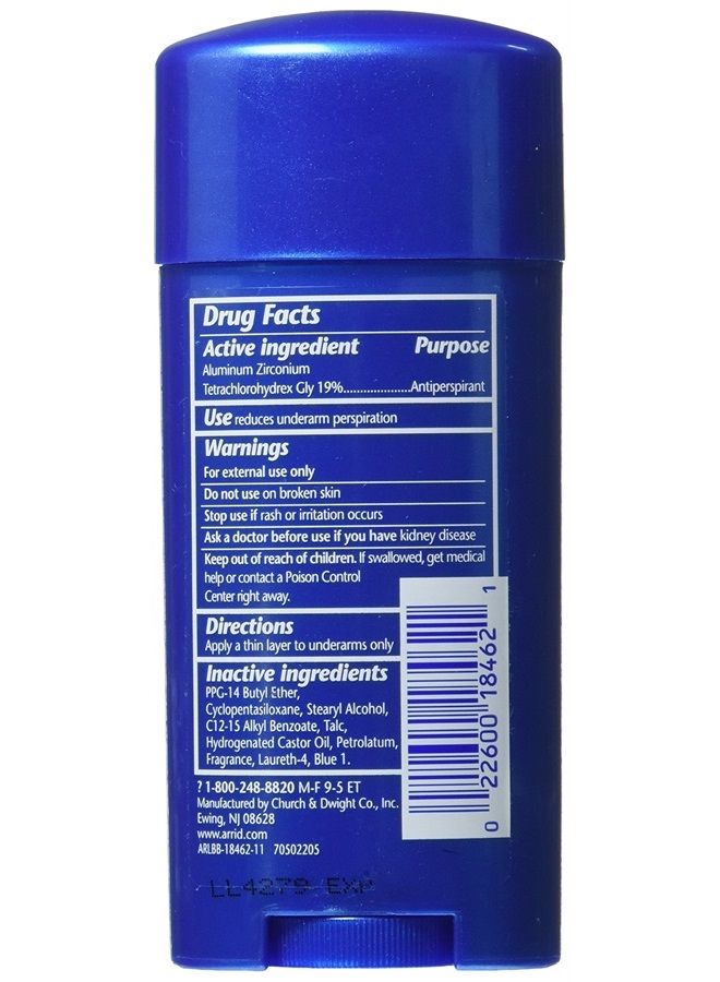 Arrid Xx Solid Antiperspirant Deodorant Ultra Fresh 2.6 Oz (6 Pack) - Image 2