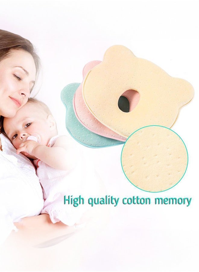 Hidetex - Hidetex Baby Pillow - Preventing Flat Head Syndrome (Plagiocephaly) for Your Newborn Baby，Made of Memory Foam Head- Shaping Pillow and Neck Support (0-12 Months) - Image 1