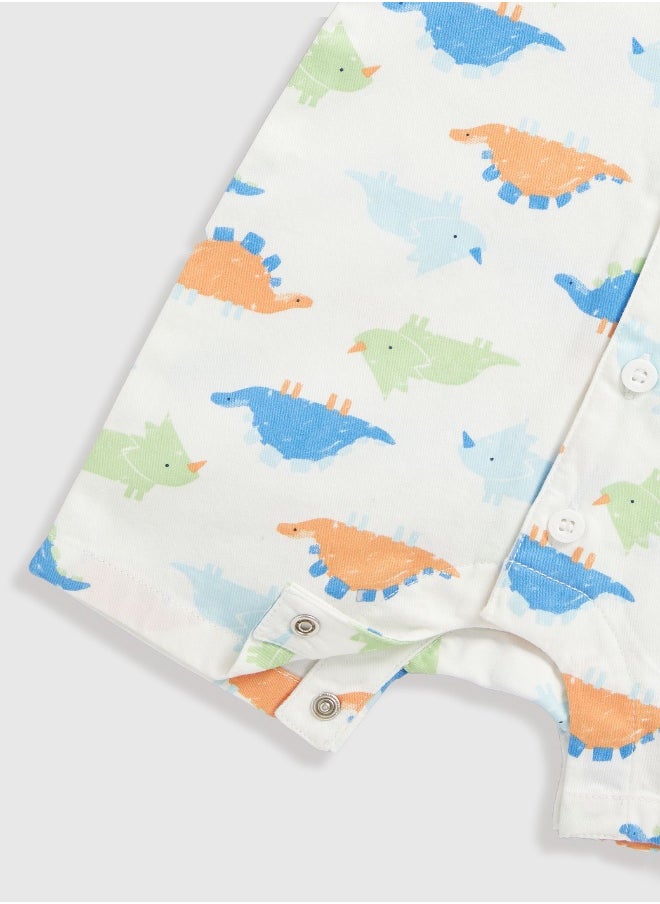 mothercare بيجاما منسوجة بطبعة ديناصور  - Image 3