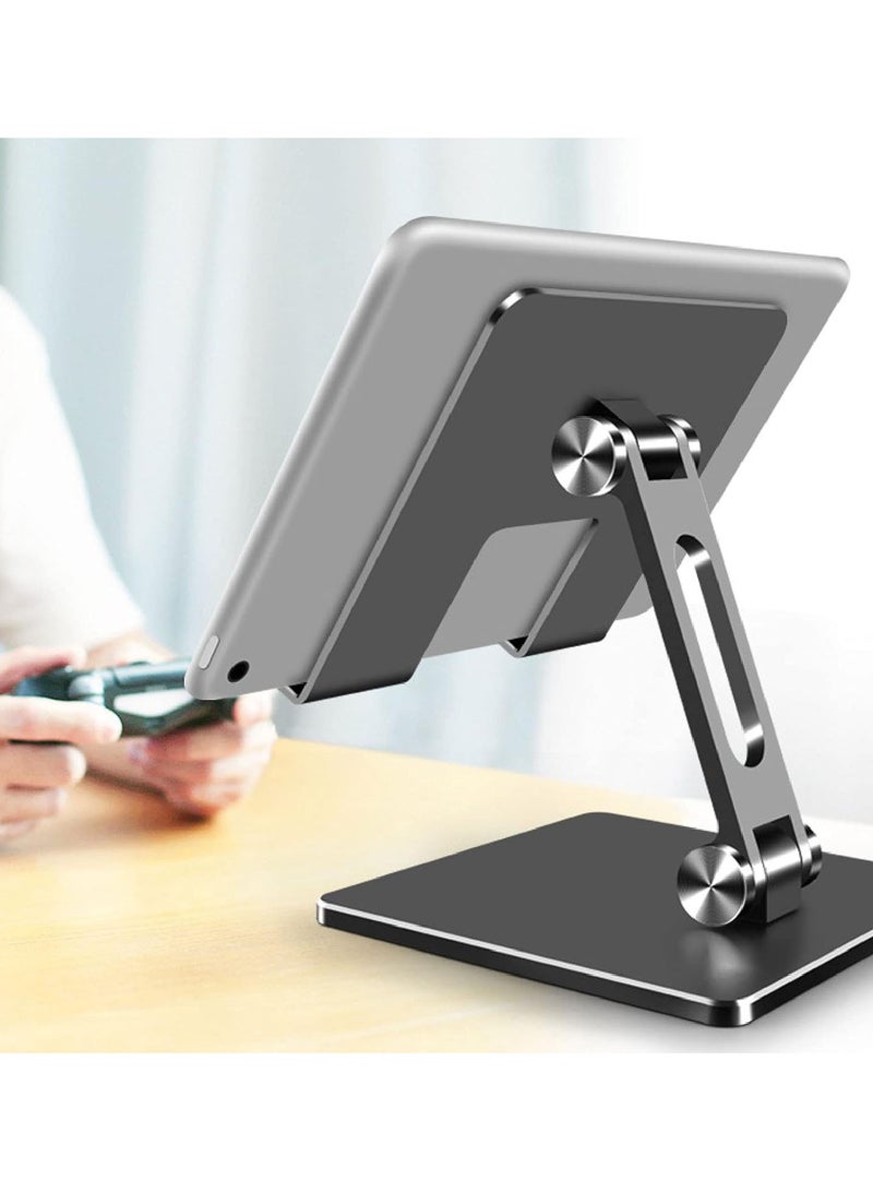 GGOOT Premium Aluminum Alloy Tablet Bracket Desktop Folding Rack Portable Adjustable Tablet Stand  - Image 5