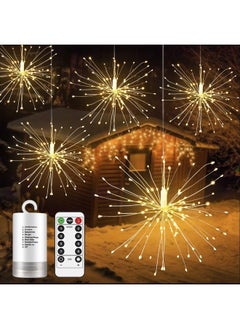Generic Firework LED Light With Remote White/Yellow  - Image 2