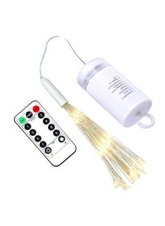 Generic Firework LED Light With Remote White/Yellow  - Image 1
