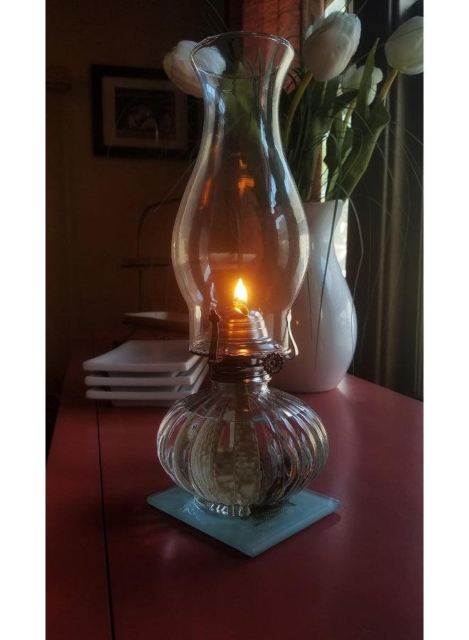 Lamplight Â¼ Gallon (32 oz) Ultra-Pure Lamp Oil Blue - Liquid Paraffin Oil for Indoor use, sootless, smokeless and odorless, Emergency kit Blue - Image 3