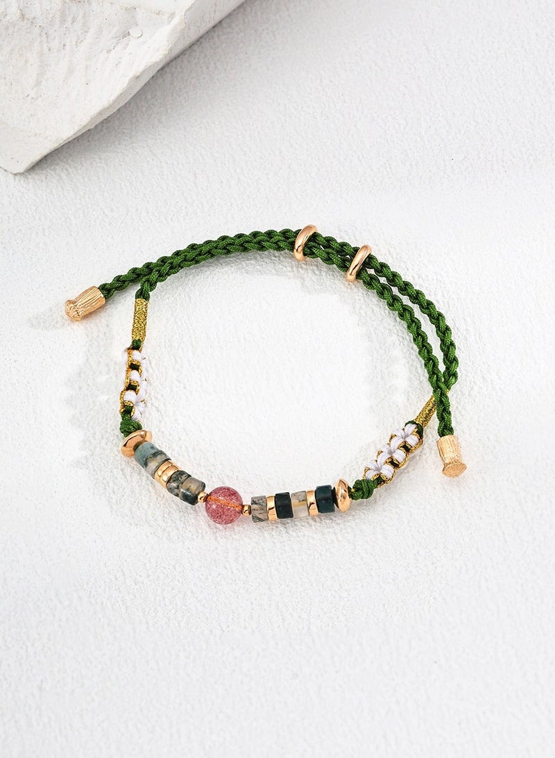 Burch Vintage Berry Crystal Natural Charm Bracelet - Image 4